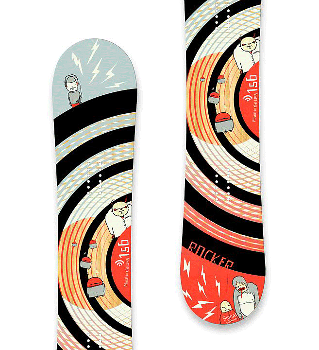 Signal Rocker | Skateboard Design by M80 Branding, Portland OR - Large