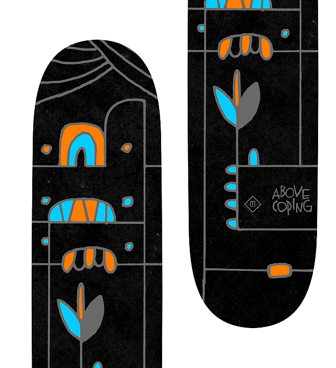 Totem | Skateboard Design by M80 Branding, Portland OR - Large
