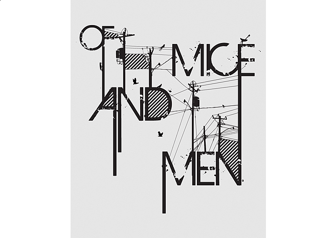 Of Mice and Men | Lettering by M80 Design, Portland OR