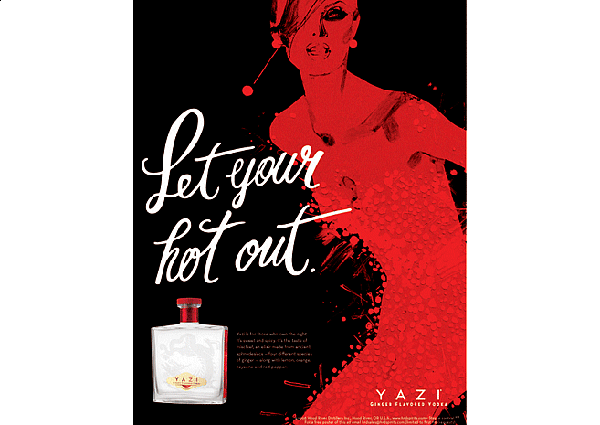 Yazi Vodkae Ad & Poster | Poster Design by M80 Design, Portland OR - Large