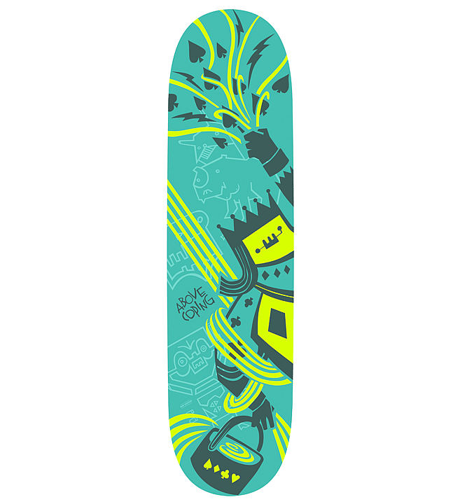 Rainmaker | Skateboard Design by M80 Branding, Portland OR - Large