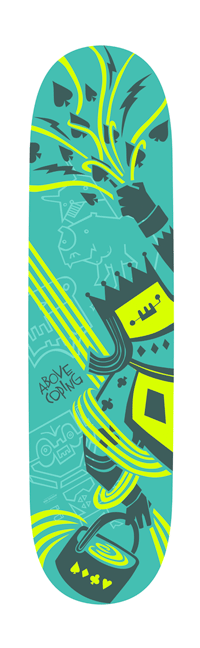 Rainmaker | Skateboard Design by M80 Branding, Portland OR