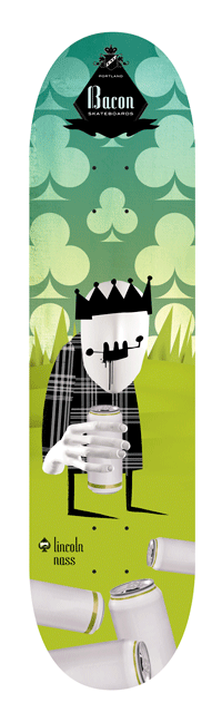 Outsiders - Bacon Skateboards | Design by  M80 Branding, Portland OR