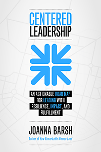 Centered Leadership by Joanna Barsh | Cover Design by M80 Branding